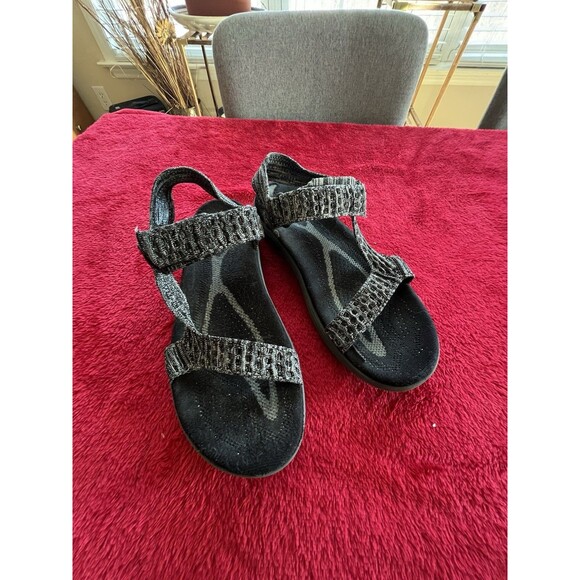 Teva Terra Float 2 Knit Women Universal Sandal Black Grey Comfort 7 Hiking - Picture 5 of 9